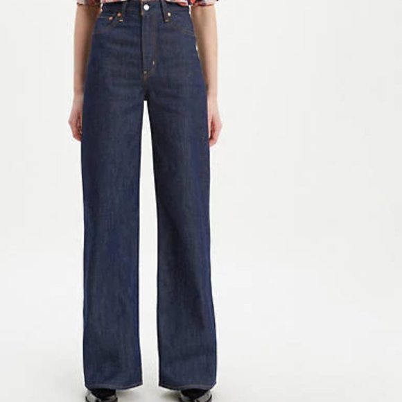 Levi's Ribcage Wide Leg Jeans - NWT - Picture 1 of 13